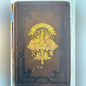 1891 GERMAN COOBOOK